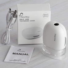 Load image into Gallery viewer, NewWay Portable Mini UVC Toothbrush Sterilizer Case travel
